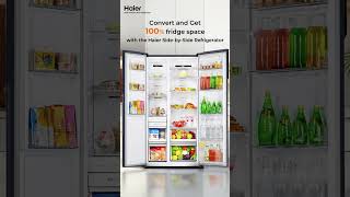 Haier  2 Door Side By Side Refrigerator [upl. by Fachan]