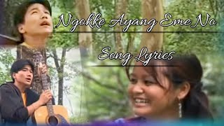 Ngokke ayang eme no  song lyrics  VijayTamuk [upl. by Alinna]