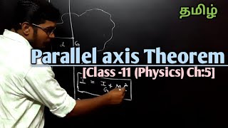 PARALLEL AXIS THEOREM  CLASS 11 PHYSICS  CHAPTER 5 MOKKA PHYSICS [upl. by Karlik]