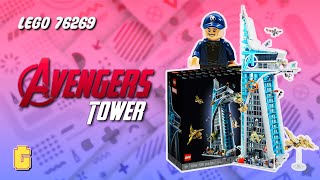 LEGO 76269 AVENGERS TOWER  Stop Motion Review  Speed Build [upl. by Mala]