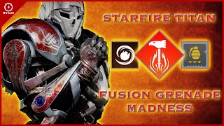 TRUE GRENADE SPAM Solar Titan’s are here   Ashen Wake Fusion Build [upl. by Ondine]