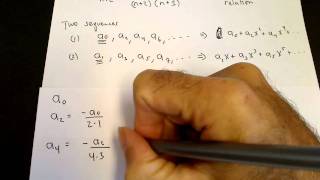 Series solution of ode sine and cosine [upl. by Retloc831]