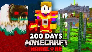 I Survived 200 Days with ALL THE MODS in Minecraft Hardcore [upl. by Dnumsed]