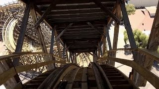 Ghostrider Front Seat HD POV  Knotts Berry Farm [upl. by Golanka]