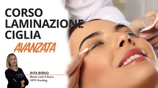 Corso Laminazione Ciglia Avanzata gli Styling nella Laminazione [upl. by Yvi]