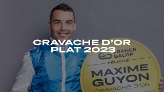 Maxime Guyon décroche la Cravache dOr Plat 2023 Félicitations [upl. by Bonny850]