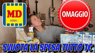 SVUOTA LA SPESA MD Tutto 1€ e OMAGGIO [upl. by Sal711]