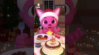 Weihnachten Mukbang mit Pinkfong 🍽️ weihnachten pinkfong mukbang shorts [upl. by Daj]