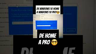 🔵 De Windows 10 HOME a PRO 😎 [upl. by Hillari830]