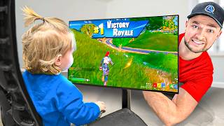 My SON Controls My Fortnite Game [upl. by Bosch]