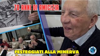 70 ANNI DI AMICIZIA EX ALUNNI SI RITROVANO ALLA PIZZERIA MINERVA [upl. by Etneciv154]