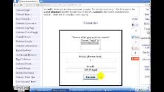 How to convert blood sugar levels units from mmoll to mgdl [upl. by Zanas]