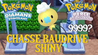 CHASSE BAUDRIVE SHINY  POKEMON PERLE SCINTILLANTE [upl. by Allesiram]