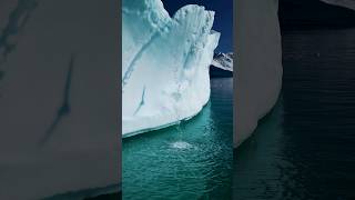 Icebergs in Greenland 🇬🇱 visitgreenland greenland ilulissat icebergs travelerlife landscape [upl. by Eusebio]