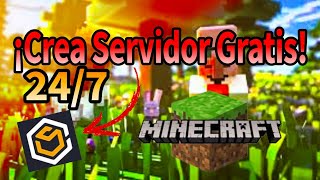 ¡Crear Server de MINECRAFT GRATIS 247  Tutorial 🍀 [upl. by Lebama931]