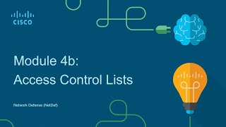 Network Defense  Module 4b Access Control List ACL [upl. by Esenaj634]