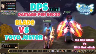 Flyff Universe  Whos Fastest Dps  Damage Per Second  Blade Or Yoyo Jester  Test Training Dummy [upl. by Ecadnarb]