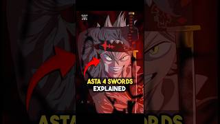 Asta all 4 swords explained in hindi  Anime saga [upl. by Taft]