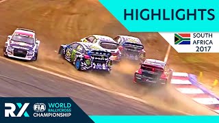 World RX Rallycross Highlights South Africa 2017 [upl. by Mccallum384]