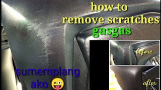 How to remove scratch Gasgas at motor Honda Click 125i [upl. by Adalie]