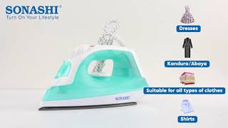 Mastering the Sonashi Steam Iron  Top Features to Know  SI5077T Green [upl. by Leschen]