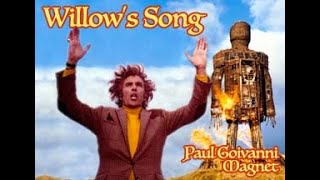 The Wicker Man  Willows Song VR karaoke [upl. by Irtimd]