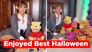 Paris Hilton Celebrates Best Halloween Day With Kids And Husband [upl. by Ahsieat705]