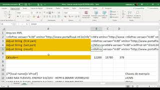 Função FILTROXML para capturar dados da NFe [upl. by Stormi409]