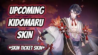 ONMYOJI UPCOMING SSR KIDOMARU SKIN INGAME 3D MODEL SKIN TICKET SKIN [upl. by Nageem]