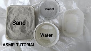 TUTORIAL ASMR How to make sandcement Crumbling Blocks Read Comment ↓ [upl. by Tranquada]