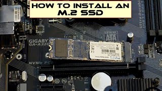 How To Install an M2 SSD [upl. by Lubeck]