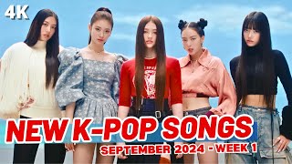 NEW KPOP SONGS  SEPTEMBER 2024 WEEK 1 [upl. by Copp]