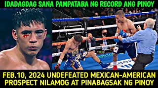 UNDEFEATED MEXICANAMERICAN PROSPECT NILAMOG AT PINABAGSAK NG PINOY [upl. by Gobert]