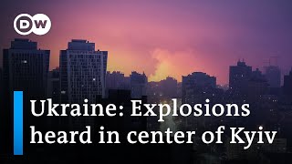 Fresh Russian rocket attacks on Kyiv  DW News [upl. by Aden]