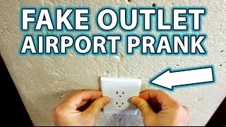 FAKE OUTLETS PRANK Airport Version [upl. by Deyes]