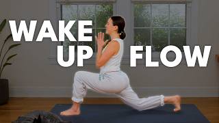 Short Wake Up Flow  15 Minute Morning Yoga [upl. by Aliac]