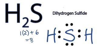 H2S Lewis Structure  How to Draw the Dot Structure for H2S [upl. by Nozicka317]