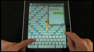 Apple iPad App Review  Words with Friends HD [upl. by Aicenert656]