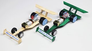 How to make F1 Car from DC motor at Home [upl. by Asilem]