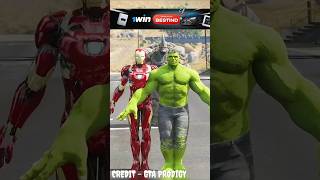 GTA V IRON HULK vs TEAM RHINO AND VENOM EPIC FIGHT  CREDIT  GTAProdigy Shorts  gta  gtav [upl. by Lindner]