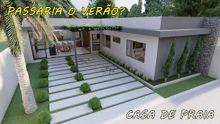 198  Casa em quotLquot conceito aberto  COM PERGOLADO E ÁREA DE LAZER [upl. by Nnylrefinnej]