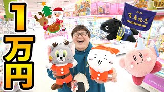 【メリークリスマス🎄✨】クレーンゲーム1万円でクリスマスパーティー出来そうな景品だけ取ったら果たして何個取れるのか [upl. by Christos733]