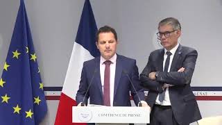 🔴 Conférence de presse  sortir la France du piège du narcotrafic [upl. by Lauritz695]