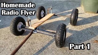 Homemade Wagon With Harbor Freight Welder Part 1 [upl. by Anaoj]