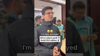 Anish Giri being Anish Giri Chess OfficialGCL TechMGCL TheNextMove [upl. by Eveam]