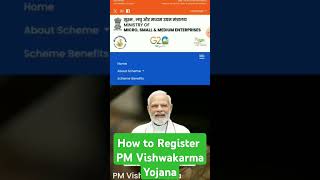 PM Vishwakarma Yojana Online Apply  Vishwakarma Yojana Form Kaise Bhare Viswakarma Yojana Benefits [upl. by Aronaele]