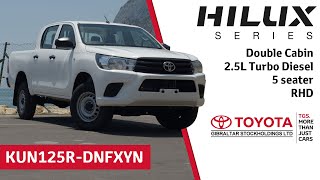 Toyota Hilux Double Cabin  25L Turbo Diesel  5 seater  RHD [upl. by Laddy]