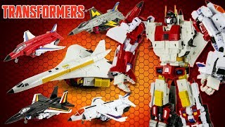 Transformers Superion Oversized JuJiang JJ02 Jet Commaner 5 Airfighter Combine Robot Toys [upl. by Bay]