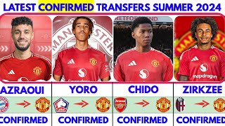 🚨LATEST CONFIRMED TRANSFER NEWS SUMMER 2024 MAN UNITED 🔥 MAZRAOUI CHUDO ZIRKZEE YORO HERE WE GO😱 [upl. by Basilio679]