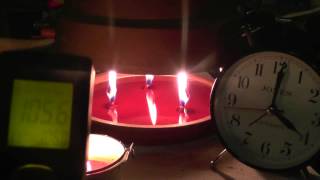 Candle heater part 2 quot8 hour run timequot [upl. by Erek]